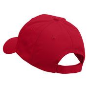 24 Hours and 7 Days Embroidered Low Profile Structured Cap - Red OSFM