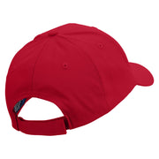 24 Hours and 7 Days Embroidered Low Profile Structured Cap - Red OSFM