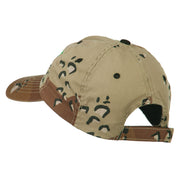 US Army Embroidered Enzyme Washed Camo Cap