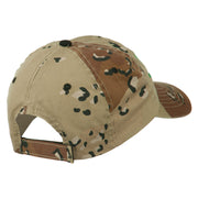 US Army Embroidered Enzyme Washed Camo Cap