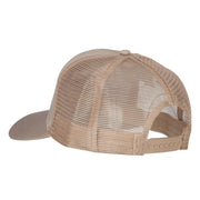 US Coast Guard Veteran Anchors Embroidered Solid Cotton Mesh Pro Cap