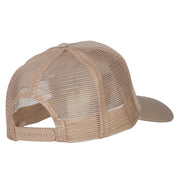 US Coast Guard Veteran Anchors Embroidered Solid Cotton Mesh Pro Cap