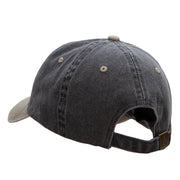 Bow and Arrow Insignia Embroidered Pigment Dyed Washed Cap