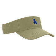 Duck Embroidered Cotton Twill Sun Visor - Khaki OSFM