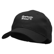 Funtastic Travel Embroidered New Low Profile Organic Cotton Cap - Black OSFM