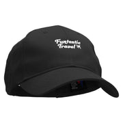 Funtastic Travel Embroidered New Low Profile Organic Cotton Cap - Black OSFM