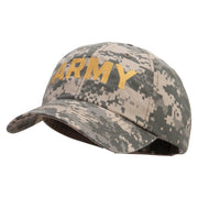Licensed Wording of U.S Army Embroidered Enzyme Washed Camo Cap - Digital-Camo OSFM