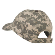 US Army Embroidered Enzyme Washed Camo Cap