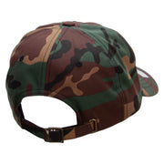 Officially Licensed United States Navy Retired Unstructured Low Profile 6 panel Cotton Cap - Green-Camo OSFM