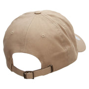 Officially Licensed United States Navy Retired Unstructured Low Profile 6 panel Cotton Cap - Khaki OSFM