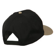 Grey American Flag Patched Pro Style Cap