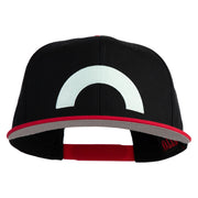 Ash Ketchum XY Series Patched Superior Cotton Twill Flat Bill Snapback Prostyle Cap - Red-Black OSFM