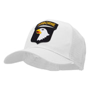 Airborne Eagle Crest Patched Cotton Mesh Cap