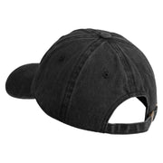 American Moose Patched Unstructured Pigment Dyed Cotton Cap - Black OSFM