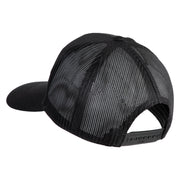 USS Pampanito SS-383 Submarine San Francisco Patched Solid Cotton Twill Mesh Prostyle Cap - Black OSFM