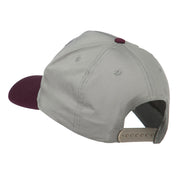 Grey American Flag Patched Pro Style Cap