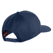 USSF USA White Flag Patched Solid Cotton Twill Pro Style Cap - Navy OSFM