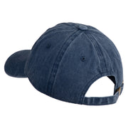 American Moose Patched Unstructured Pigment Dyed Cotton Cap - Navy OSFM