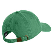 American Moose Patched Unstructured Pigment Dyed Cotton Cap - Kelly-Green OSFM