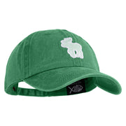 American Moose Patched Unstructured Pigment Dyed Cotton Cap - Kelly-Green OSFM