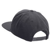 US Route 66 Patched Woold Blend Prostyle Snapback Cap - Dark-Grey OSFM