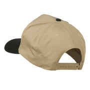 Grey American Flag Patched Pro Style Cap