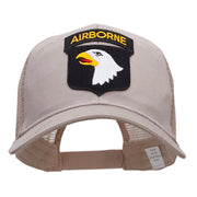 Airborne Eagle Crest Patched Cotton Mesh Cap