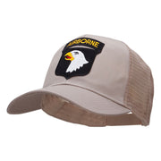 Airborne Eagle Crest Patched Cotton Mesh Cap