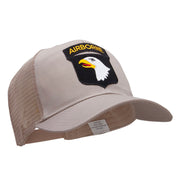 Airborne Eagle Crest Patched Cotton Mesh Cap