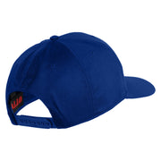 USSF USA White Flag Patched Solid Cotton Twill Pro Style Cap - Royal OSFM