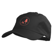 Camping Tree Heat Transfer Washed Cap