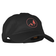 Camping Tree Heat Transfer Washed Cap