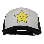 Happy Star Heat Transfer Summer Foam Mesh Trucker Cap