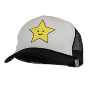 Happy Star Heat Transfer Summer Foam Mesh Trucker Cap