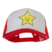 Happy Star Heat Transfer Summer Foam Mesh Trucker Cap