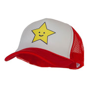 Happy Star Heat Transfer Summer Foam Mesh Trucker Cap