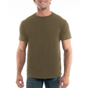 Cotton Perfection Crew T-Shirt - Military-Green XS