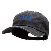 BAE Embroidered Unstructured Pigment Dyed Cotton Cap - Black OSFM