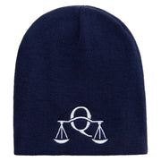 Attorney Law Embroidered 8 inch Acrylic Short beanie - Navy OSFM