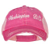 Washington D.C. Embroidered Low Profile Cotton Mesh Cap