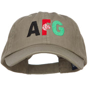 Afghanistan Embroidered Low Profile Cap