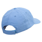 90's Forever Logo Embroidered Low Profile Dyed Cotton Twill Cap - Sky-Blue OSFM