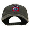 82nd Airborne Embroidered Washed Cap