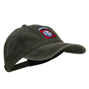 82nd Airborne Embroidered Washed Cap