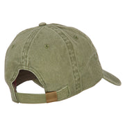 Camping Hair Don't Care Embroidered Washed Cotton Twill Cap