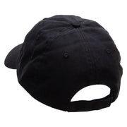 Hole On The Boat Low Profile Pet Spun Washed Cap - Black OSFM