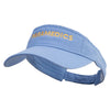 Paramedics Embroidered Pro Style Cotton Twill Washed Visor - Lt-Blue OSFM