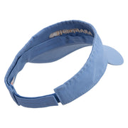 Paramedics Embroidered Pro Style Cotton Twill Washed Visor - Lt-Blue OSFM