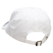 Officially Licensed United States Navy Unstructured Low Profile 6 panel Cotton Cap - White OSFM