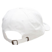 Officially Licensed United States Navy Unstructured Low Profile 6 panel Cotton Cap - White OSFM